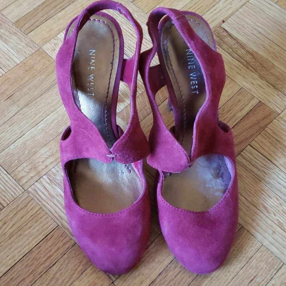 Nine West Red Open pumps